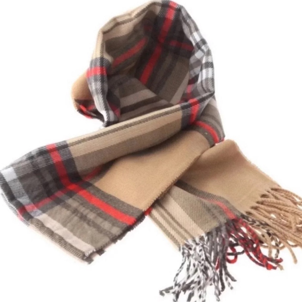 🔥🔥🆕COZY CASHMERE FEEL TARTAN PLAID SCARF